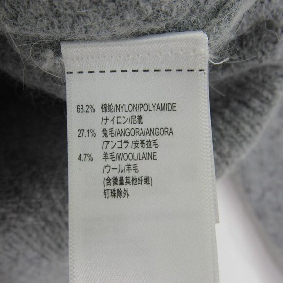 Bread n Butter Purple City Women's Gray Wool Blend Beaded Sweater SZ XS - Picture 4 of 5